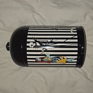Nightmare Before Christmas Cookie Jar with Bone Cookie Cutter
